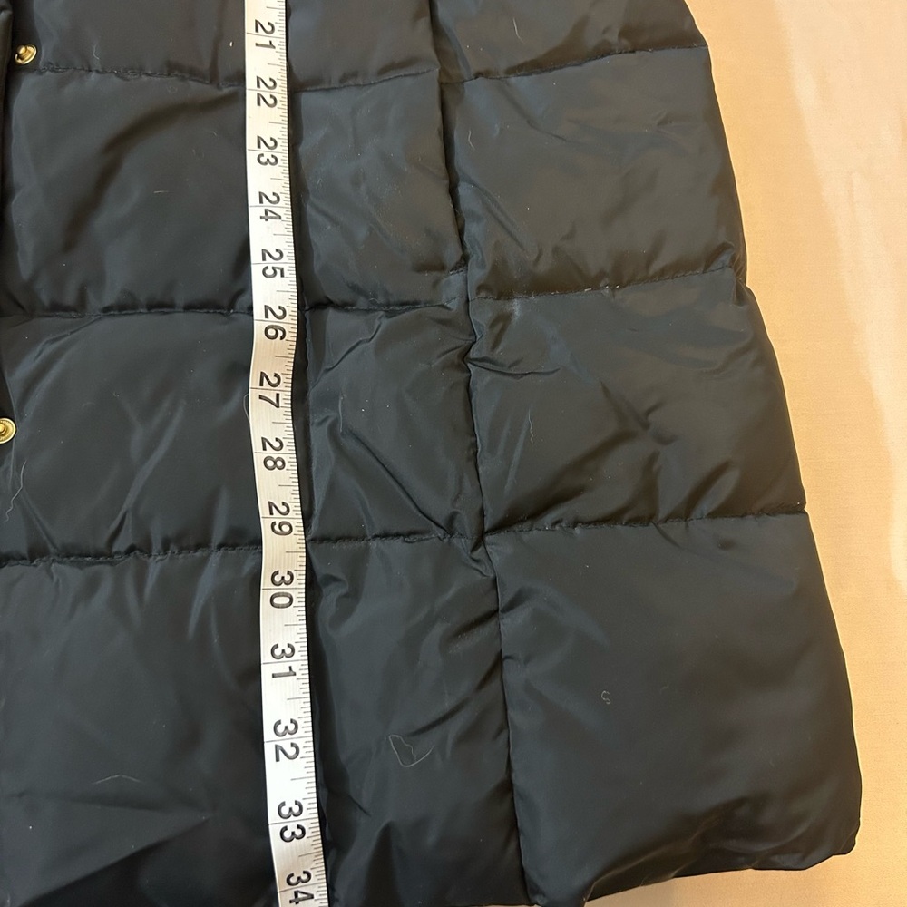 Women’s Cole Haan Signature Black Puffer Quilted Mid Length Jacket Size XL - Picture 8 of 11